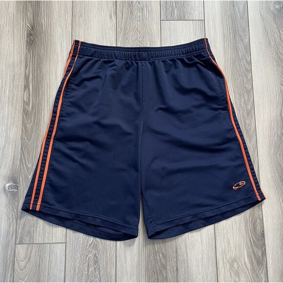 Champion C9 Athletic Shorts Blue/Orange Drawstring Men’s Sz M 100% Polyester - Picture 1 of 8